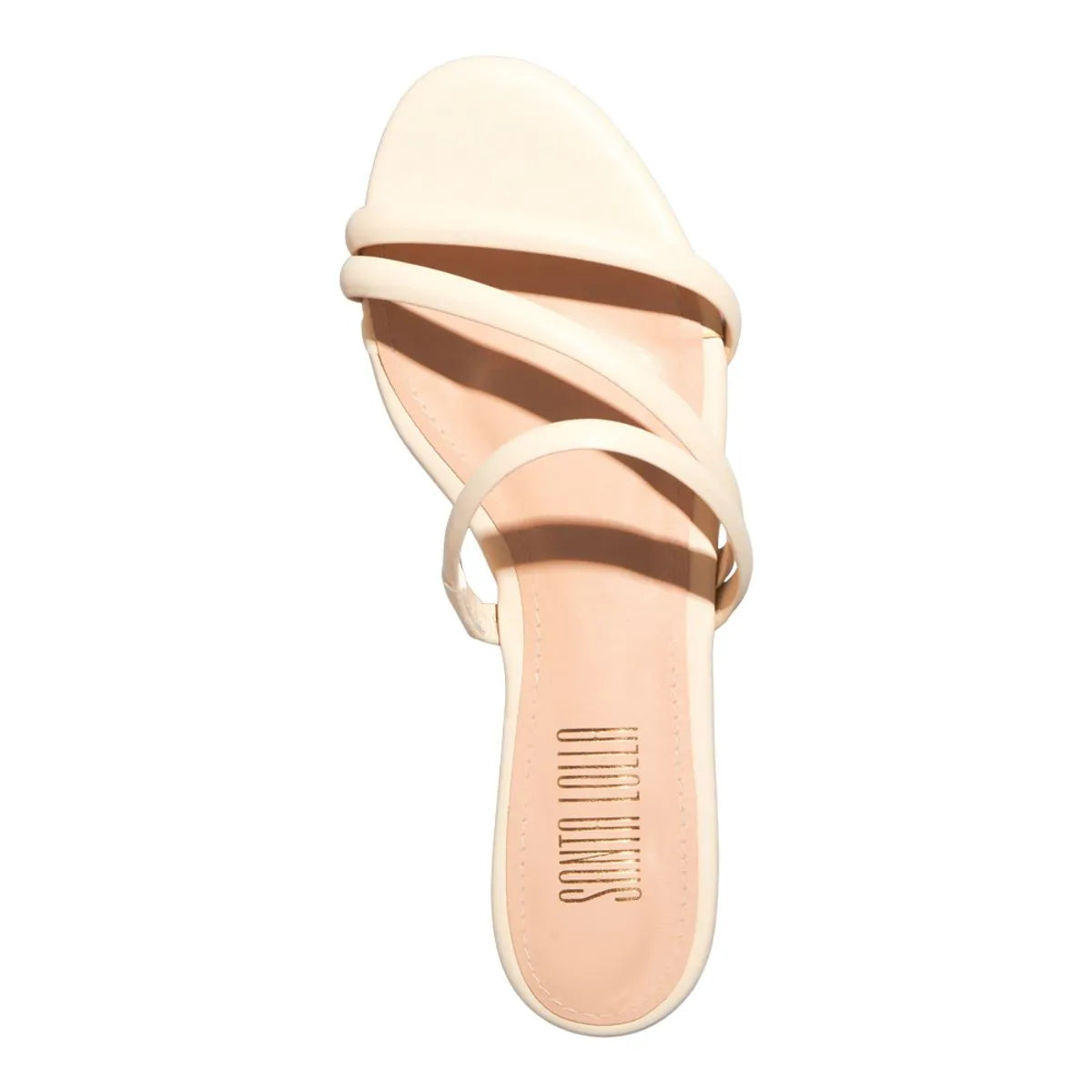 Rasteira Napa Soft Off White Tiras Finas
