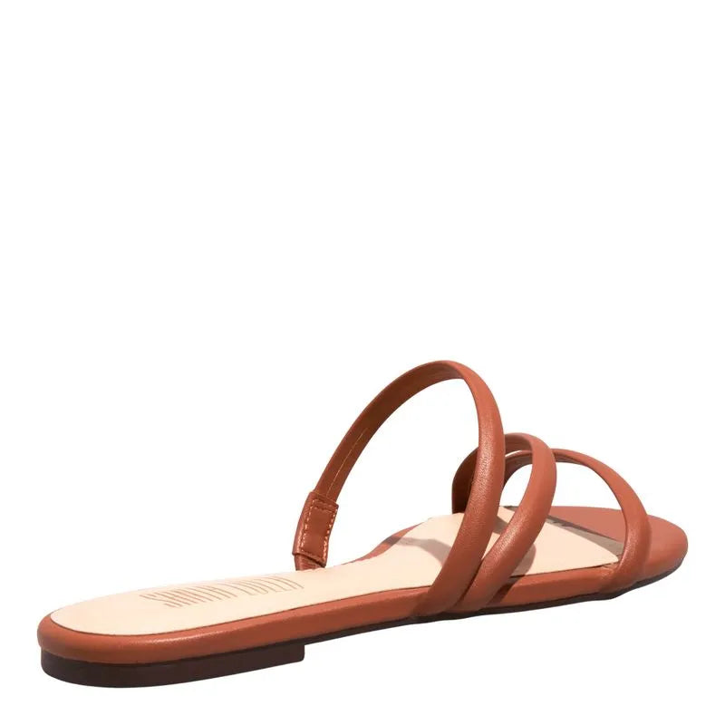 Rasteira Napa Soft Off White Tiras Finas