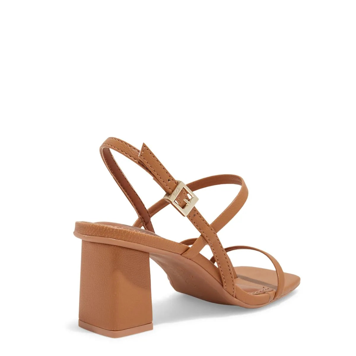 Sandália Floater Lux Off White Salto Grosso Médio