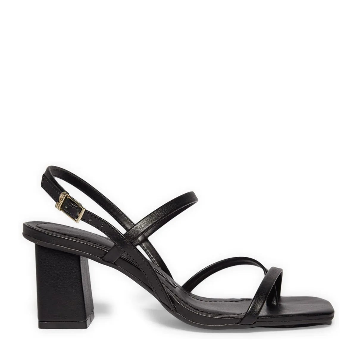Sandália Floater Lux Off White Salto Grosso Médio