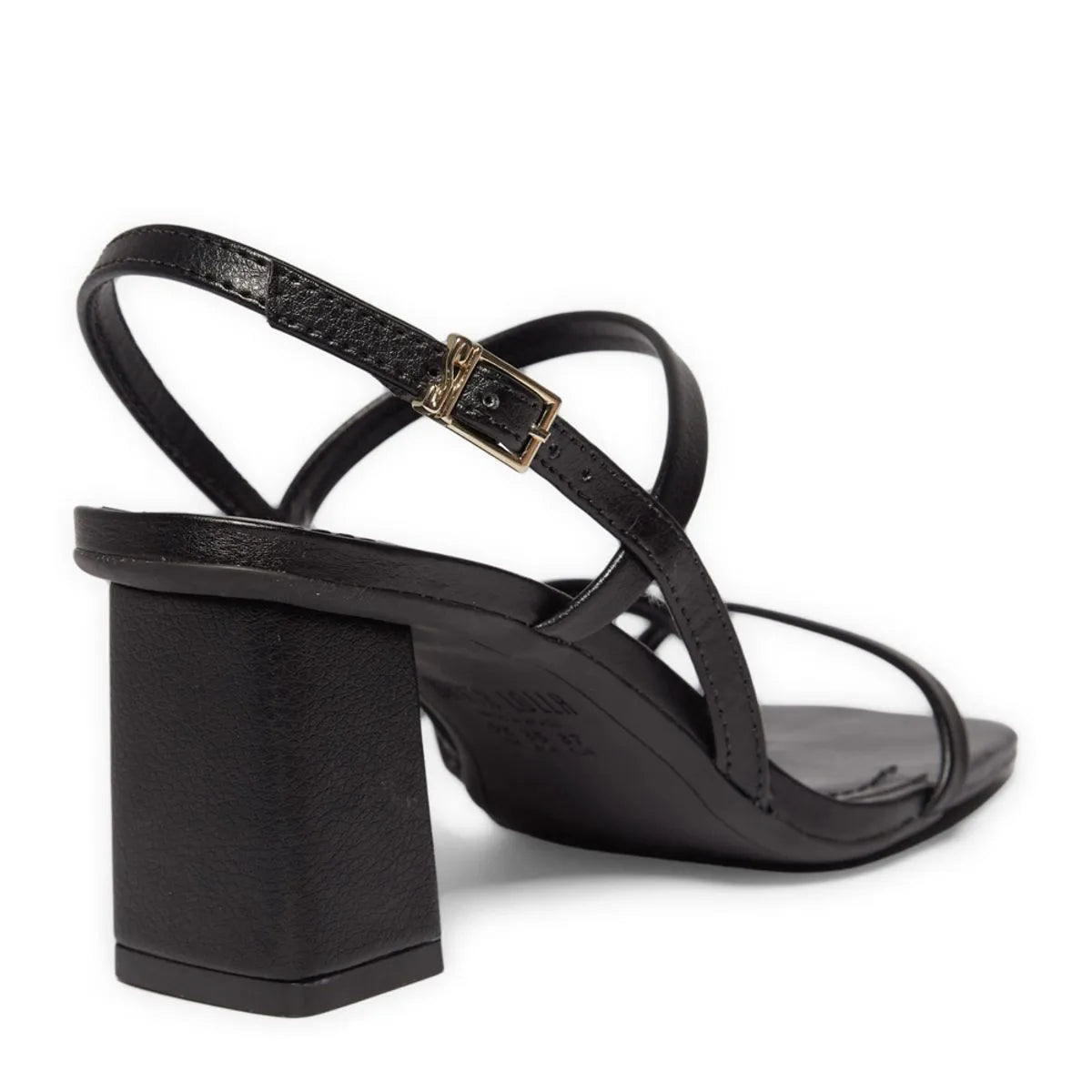 Sandália Floater Lux Off White Salto Grosso Médio