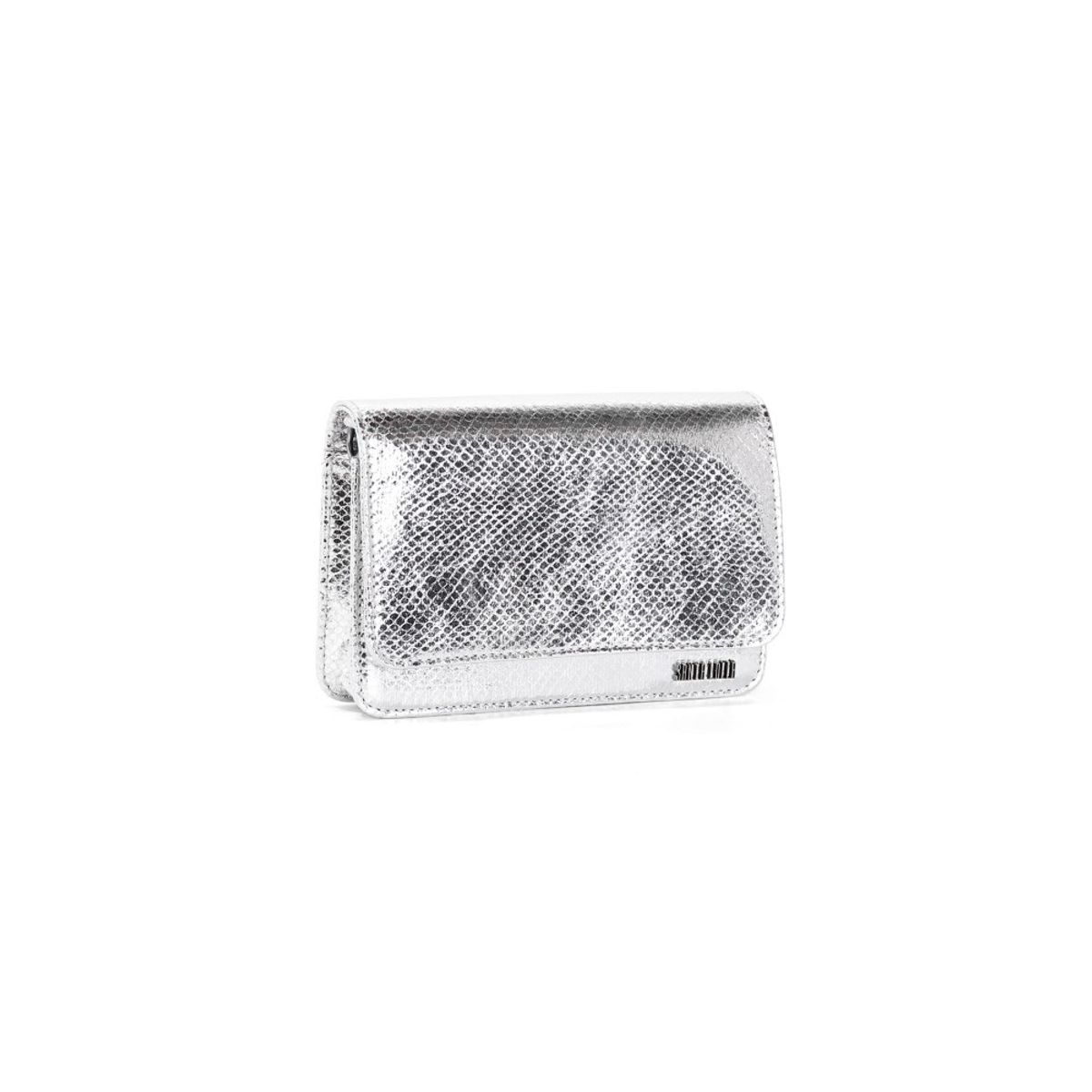 Bolsa Metalizada Alça De Corrente