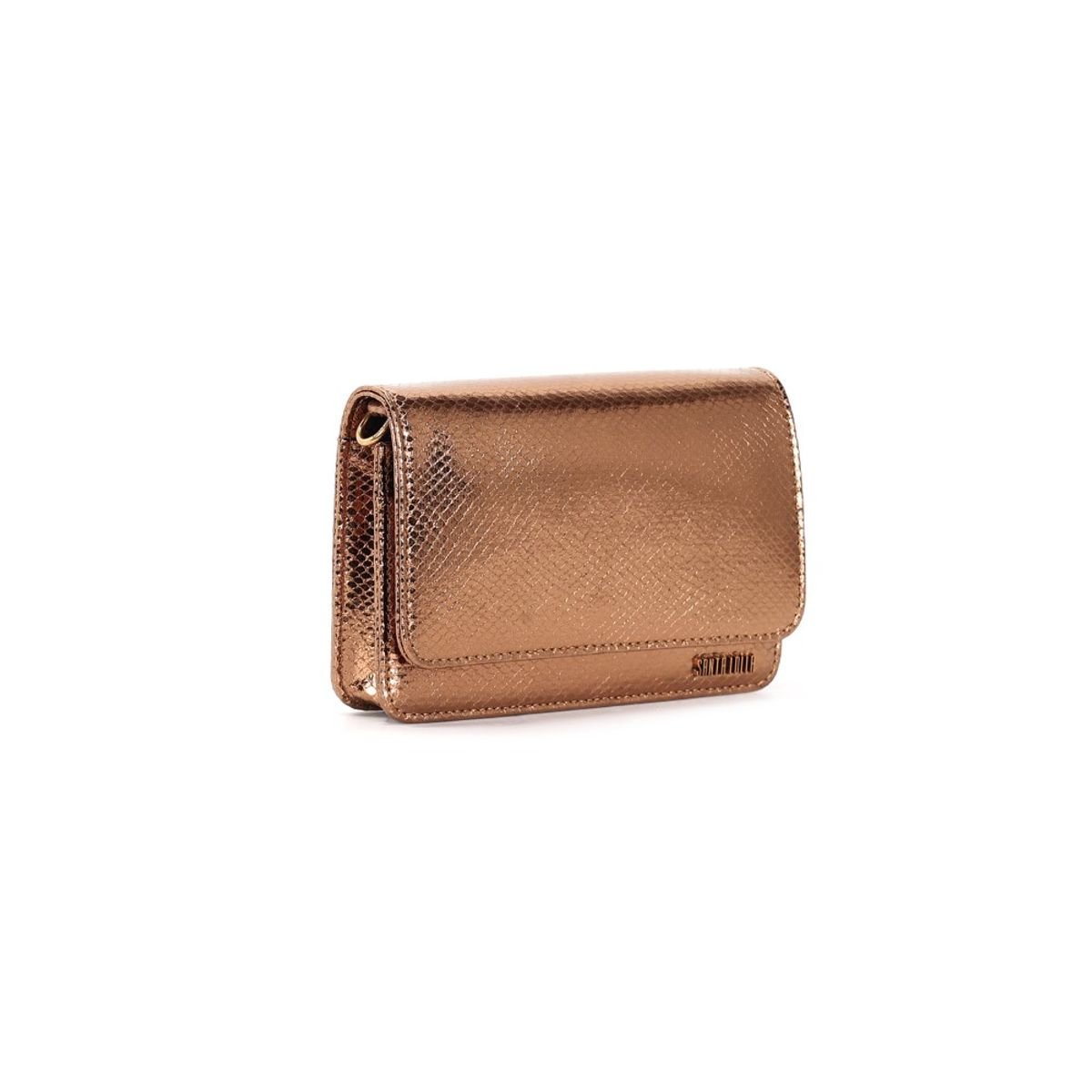 Bolsa Metalizada Alça De Corrente