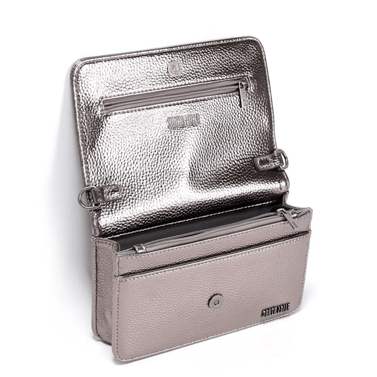 Bolsa Metalizada Alça De Corrente