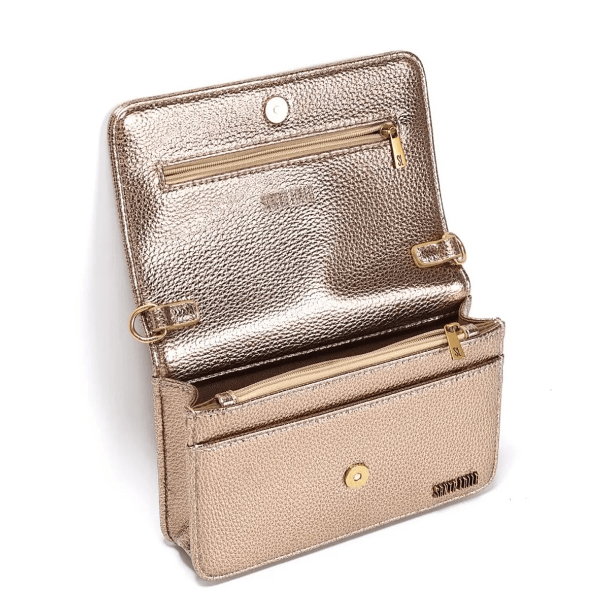Bolsa Metalizada Alça De Corrente